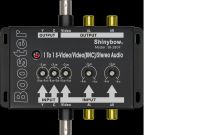 1 To 1 Composite Video•S-Video•Audio Booster