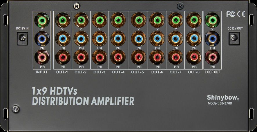 1x9 DISTRIBUTION AMPLIFIER (Loop Output)