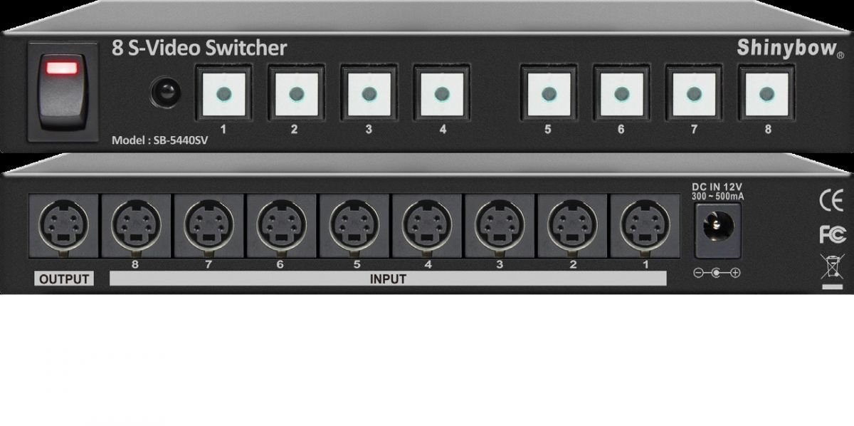 8x1 S-Video Switcher